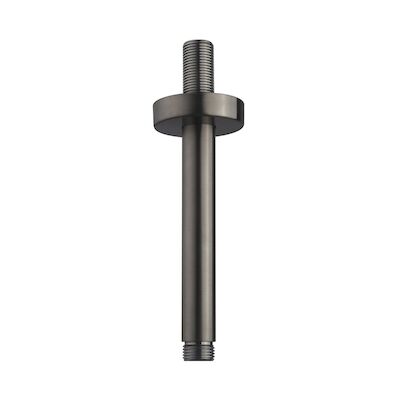 Plafond Arm BWS Luxe 15 cm Rond Plafondbevestiging Gunmetal