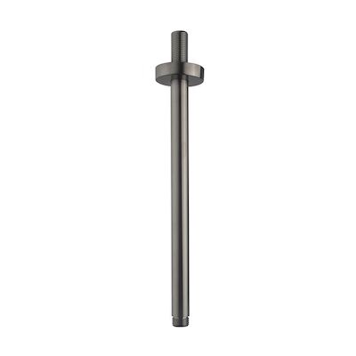 Plafond Arm BWS Luxe 30 cm Rond Plafondbevestiging Gunmetal