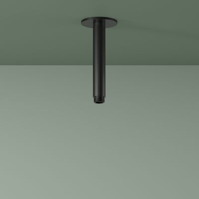 Plafondbuis Hotbath Ace 15 cm Geborsteld Zwart PVD