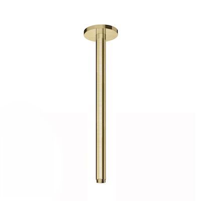 Plafondbuis Hotbath Cobber Rond 30 cm Geborsteld Messing PVD