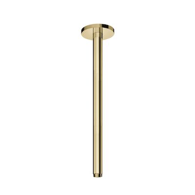 Plafondbuis Hotbath Cobber Rond 30 cm Gepolijst Messing PVD