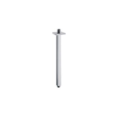 Plafonduitloop Hotbath Mate 30 cm Vierkant Verzwaard Geborsteld Nikkel