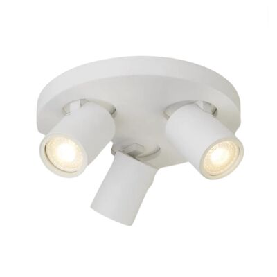 Plafond/Wandlamp Bellezza Bagno Joshua IP44 25×10,3 cm LED Mat Wit