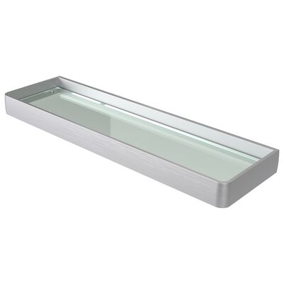 Planchet Haceka Aline Brushed 46×3,5 cm Aluminium Geborsteld Zilver