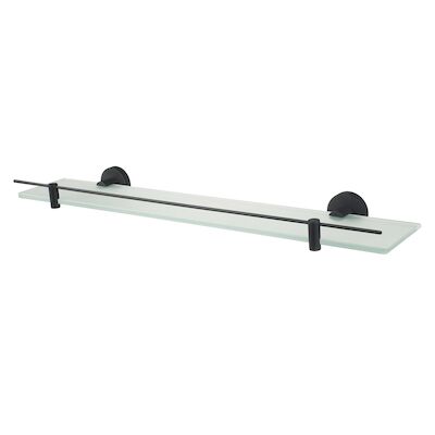 Planchet Haceka Kosmos Glas 60×10 cm Mat Zwart