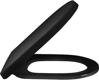 Pressalit Comfort Closetzitting Softclose/Quickrelease En Antibacterieel 35,2×44,5 cm 35,2×44,5 cm Zwart
