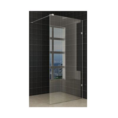 Profielloos inloopdouche 70×200 cm, incl. wandbeugel 100 cm