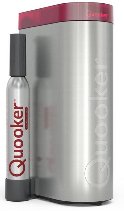 Quooker CUBE reservoir Zilver/Rood