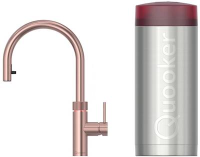 Quooker Flex met COMBI boiler 3-in-1 kraan rosé koper