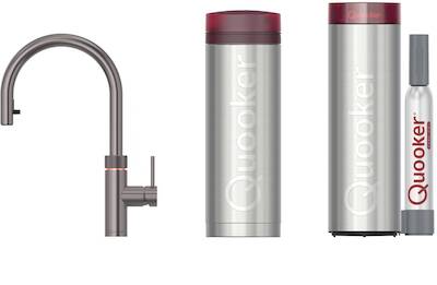 Quooker Flex met PRO3 boiler en CUBE reservoir 5-in-1-kraan gunmetal