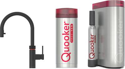 Quooker Flex met PRO3 boiler en CUBE reservoir 5-in-1-kraan Zwart