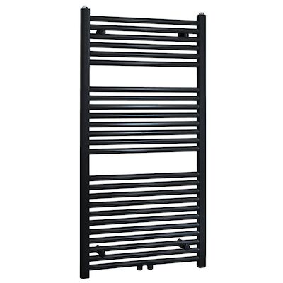 Radiator BWS Emma 118,5×45 cm Midden-Onder Aansluiting Antraciet (538 Watt)