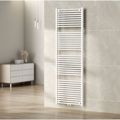 Radiator BWS Emma 118,5×45 cm Midden-Onder Aansluiting Wit (538 Watt)