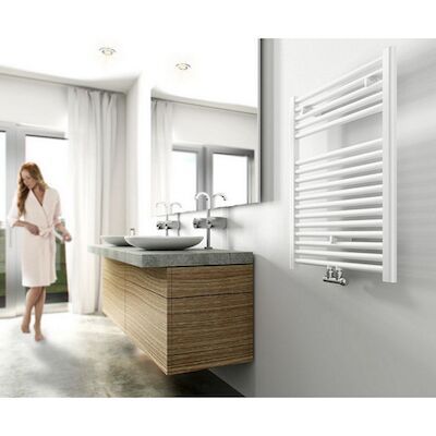 Radiator BWS Emma 76,6×60 cm Midden Onder Aansluiting Wit (463 Watt)