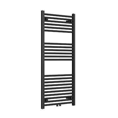 Radiator BWS Saniro 60x120cm Middenaansluiting Mat Zwart