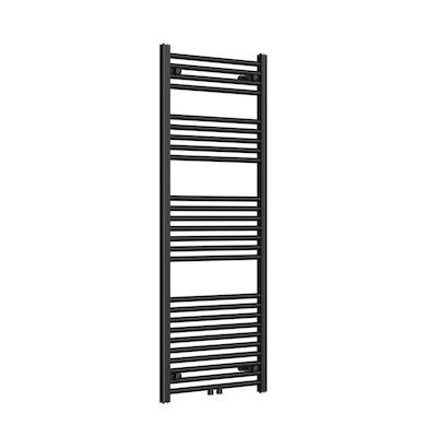 Radiator BWS Saniro 60x140cm Middenaansluiting Mat Zwart