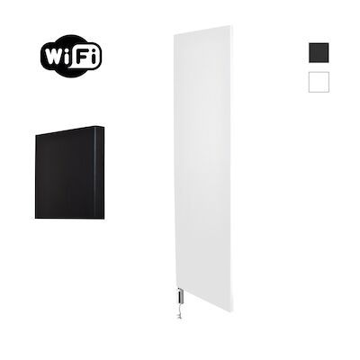 Radiator Sanicare Denso Met WiFi 180 x 40 cm Mat Wit Met Thermostaat Wit Linksonder