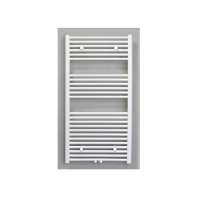 Radiator Sanicare Middenaansluiting Recht 622 Watt Inclusief Ophanging 120×60 cm Chroom