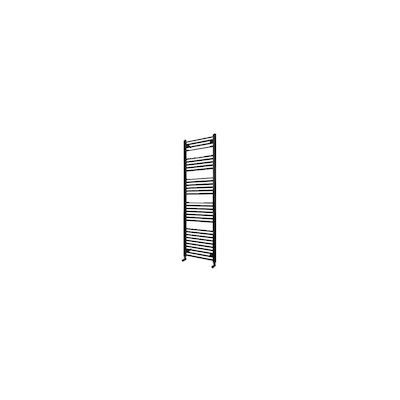 Radiator Sanilux Lydia 180x60cm 996 Watt Midden-onder Aansluiting Mat Zwart (incl. bevestigingsset, blindstop en ontluchter)