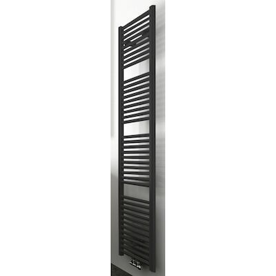 Radiator Wiesbaden Elara 181,7×45 cm Midden-Onder Aansluiting Mat Zwart (830 Watt)