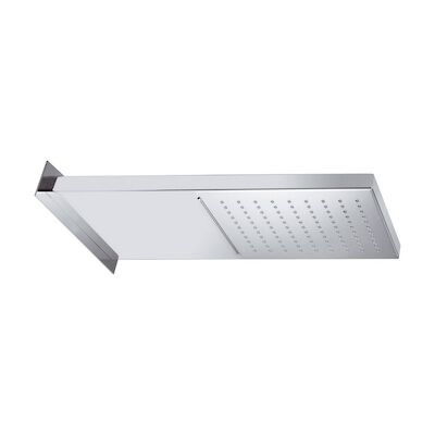 Regen douchekop Sapho Rechthoekig 50x20x3 cm Waterval Gepolijst RVS