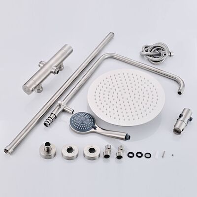 Regendouche BWS Exclusive 20 cm met 3 Standen Handdouche 304 RVS