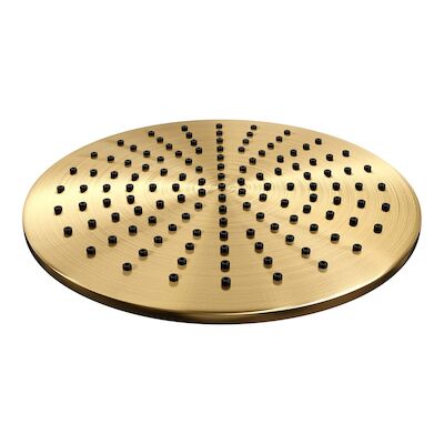 Regendouche Kop Brauer Gold Edition 30 cm Geborsteld Goud