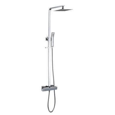 Regendouche opbouwset Best Design New-York Thermostatisch Vierkant