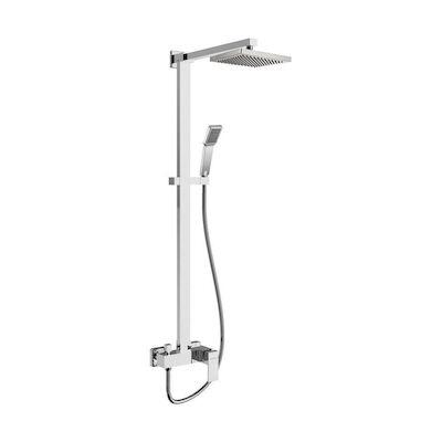 Regendouche Opbouwset Sapho Latus 20×20 cm Chroom (incl. douchemengkraan)