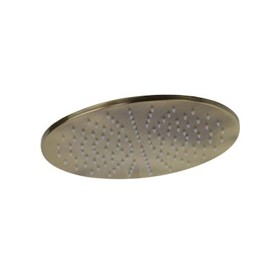 Regendouchekop Salenzi Giro 20 cm Geborsteld Messing Goud