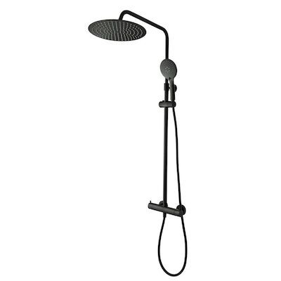 Regendoucheset Tiger Splash Dia. 30 cm Twiss Zwart