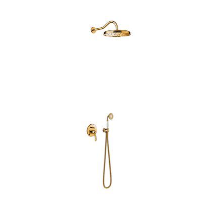 Regendoucheset Tres Clasic Mengkraan Incl. Handdouche Goud