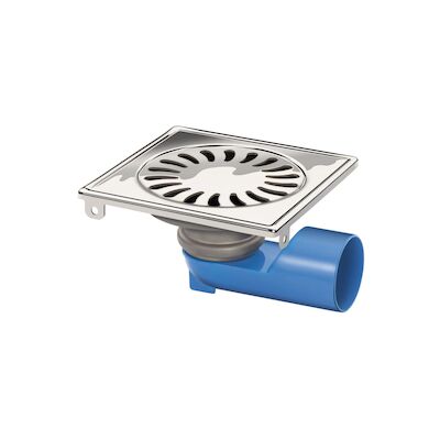 Renovatievloerput Van Den Berg Universeel 14.6×5.4 cm Geborsteld RVS