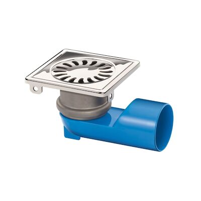 Renovatievloerput Van Den Berg Universeel 9.6×5.4 cm Geborsteld RVS