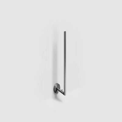 Reserverolhouder Clou Flat voor 3 Rollen Gunmetal Geborsteld PVD