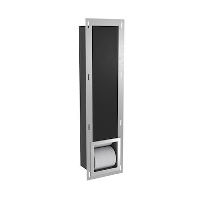 Reserverolhouder Inbouw van RVS – Boss & Wessing Torelaat (33768-233919) BWS Toiletrolhouder