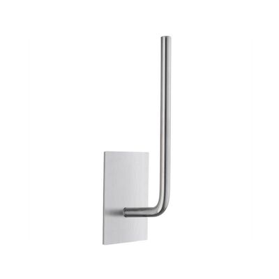 Reserverolhouder Smedbo Xtra Vierkant 5.7×13 cm Zelfklevend Geborsteld RVS