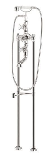 Retro Tres Thermostatische Badkraan op pilaren Brons 59019401