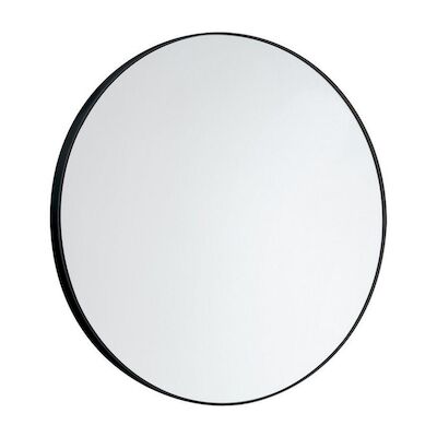 Ronde Wandspiegel Sapho 60 cm Zwart