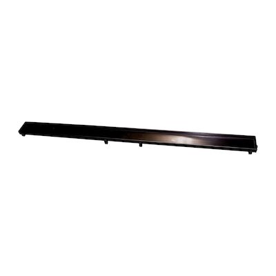 RVS Tegelrooster t.b.v. BWS Douchegoot 80×7 cm Mat Zwart