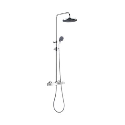 Sanimar Niagara Regendoucheset Premium Met Kraan 37×132 cm Chroom