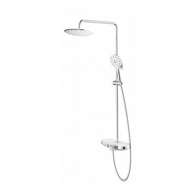 Sanimar Opbouw Regendouche Victoria Premium Thermostaatkraan Rond Chroom