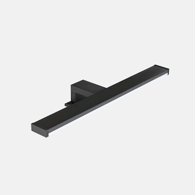 Sanimex Spiegelverlichting Njoy Avola 60×10.9×4.4 cm Mat Zwart