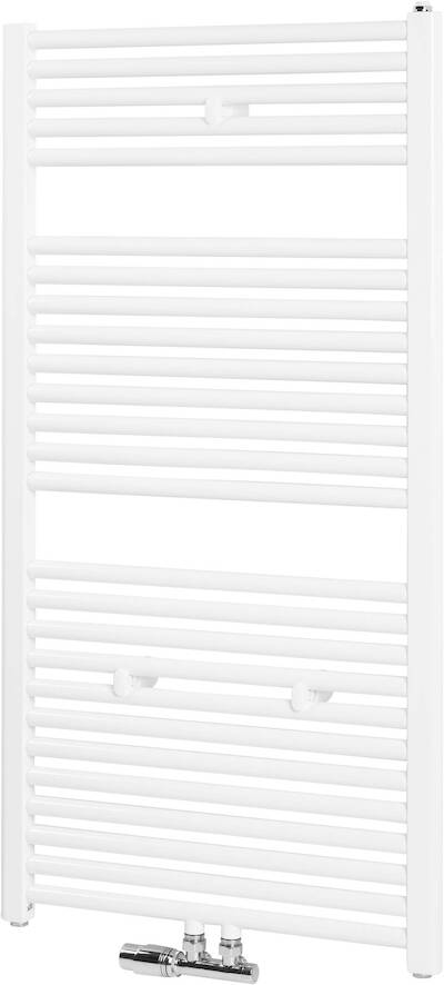 Saqu Calm handdoekradiator 830W 60x119cm mat wit