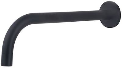 Saqu Classic Joy inbouw uitloop 25cm mat zwart