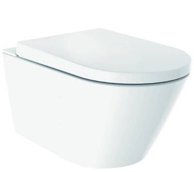 Saqu Clean 2.0 douche-wc en quikrelease toiletbril met softclose wit