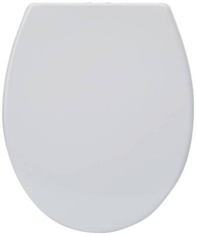 Saqu Clear toiletbril met softclose en quickrelease 37,2×44,6×5,2cm mat wit
