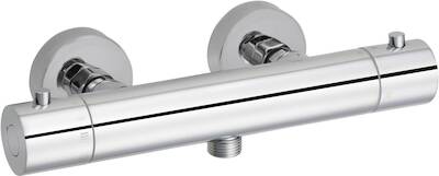Saqu Essential douche thermostaatkraan 12cm chroom