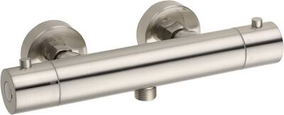Saqu Essential douche thermostaatkraan 12cm solid steel