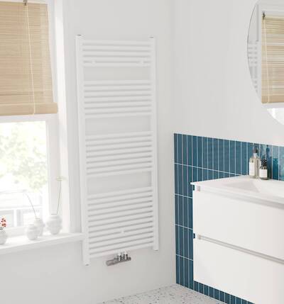 Saqu Fonti handdoekradiator 858W 60×150,6cm Wit